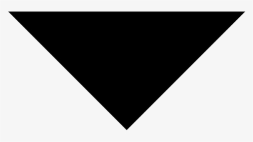 And White,triangle,symbol - Inverted Triangle Symbol Png, Transparent Png, Transparent PNG