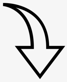 Arrow Pointing Down Png - Arrow Vector Icon, Transparent Png, Transparent PNG