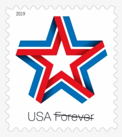 New Patriotic Stamp - Star Ribbon Stamp, HD Png Download, Transparent PNG