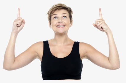 Women Pointing Top Free Commercial Use Png Images - Portable Network Graphics, Transparent Png, Transparent PNG