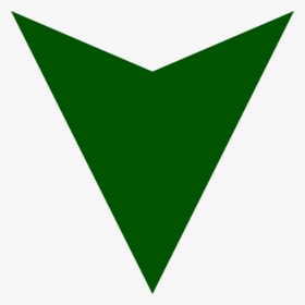 Dark Green Down Arrow - Green Arrow Down Transparent Background, HD Png Download, Transparent PNG