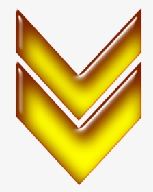 Double Arrow Yellow Down - Arrow Down Yellow Png, Transparent Png, Transparent PNG