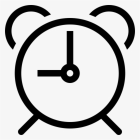 Alarm Clock Png, Download Png Image With Transparent - Alarm Clock Icon Svg, Png Download, Transparent PNG
