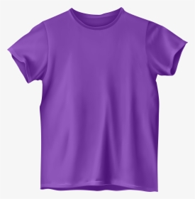 Purple T Shirt Png Clip Art - Transparent Background Tshirt Clip Art Png, Png Download, Transparent PNG