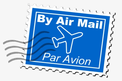 Vintage Postage Stamp Png - Air Mail Postage Stamp, Transparent Png, Transparent PNG