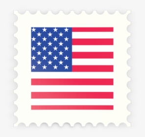 Postage Stamp Icon - Distressed American Flag Svg, HD Png Download, Transparent PNG