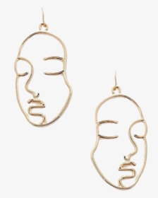 #gold #goldaesthetic #earrings #aesthetic #png #freetoedit - Face Earrings Forever 21, Transparent Png, Transparent PNG