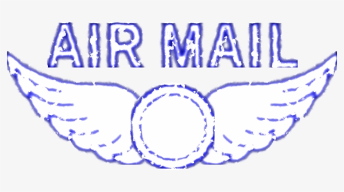 Blue,line Art,organ - Air Mail Png, Transparent Png, Transparent PNG