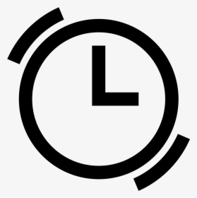 There Is A Circle And Inside The Circle There Are Two - Windows 10 Clock Icon, HD Png Download, Transparent PNG