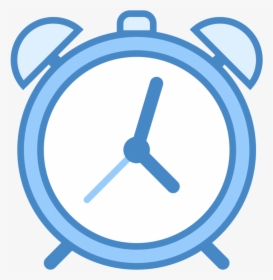 Transparent Clock Clipart - Blue Alarm Clock Clipart, HD Png Download, Transparent PNG