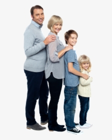 Family Picture 4 Members, HD Png Download, Transparent PNG