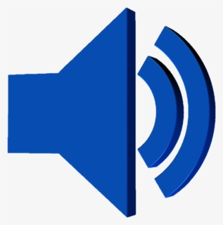 Blue Speaker Icon Png, Transparent Png, Transparent PNG