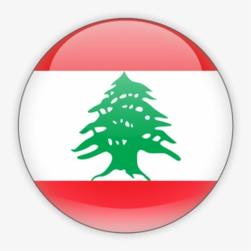 Download Flag Icon Of Lebanon At Png Format - Lebanon Flag Circle, Transparent Png, Transparent PNG