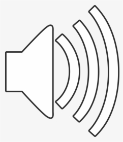 Transparent Loudspeaker Clipart - Audio Icon White Png, Png Download, Transparent PNG