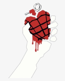 Green Day Heart Hand Grenade Clipart , Png Download - Green Day American Idiot Logo, Transparent Png, Transparent PNG