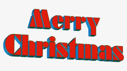 Merry Christmas, Fonts, 3d, Lettering, Isolated, Header - Graphics, HD Png Download, Transparent PNG