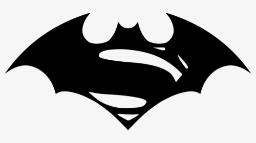 Black And White Superman Logo Png - Simbolo Do Batman Vs Superman Png, Transparent Png, Transparent PNG