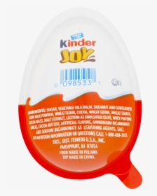 Kinder Joy Egg Nutrition Facts, HD Png Download, Transparent PNG