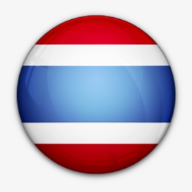 Thailand Circle Flag Png, Transparent Png, Transparent PNG