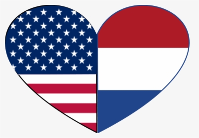 French American Flag Heart, HD Png Download, Transparent PNG