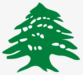 Green, Tree, Flag, Cedar - Cedar Tree Lebanon Flag, HD Png Download, Transparent PNG