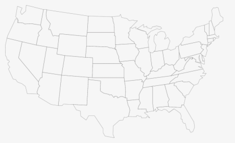 Map, Usa, United, States, America, Geography - Map Of Usa Transparent, HD Png Download, Transparent PNG