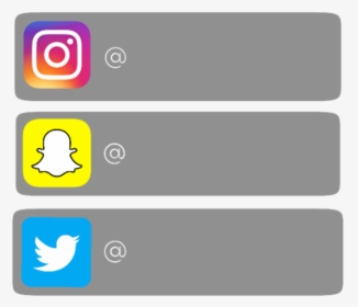 #acc #acount #instagram #snapchat #twitter #ig #sc - Instagram Twitter Snapchat Logo, HD Png Download, Transparent PNG
