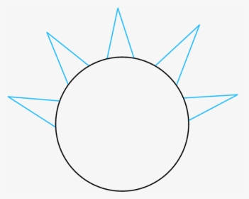 How To Draw Sun - Circle, HD Png Download, Transparent PNG