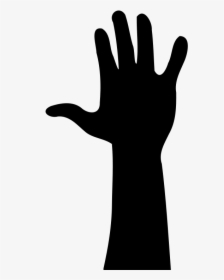 Png Raise Hand - Clip Art Hand Raised, Transparent Png, Transparent PNG