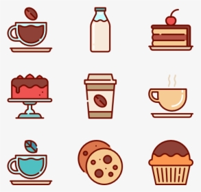 Coffee Shop - Cute Coffee Icon Transparent, HD Png Download, Transparent PNG