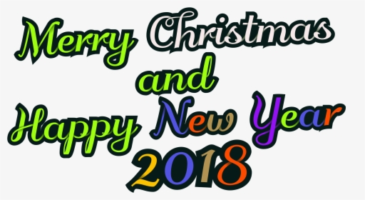 Happy New Year Decorative - Calligraphy, HD Png Download, Transparent PNG