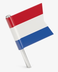 Square Flag Pin - Netherlands Flag Pin Png, Transparent Png, Transparent PNG