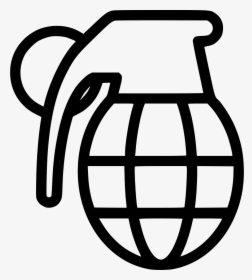 Grenade - Grenade Black And White, HD Png Download, Transparent PNG