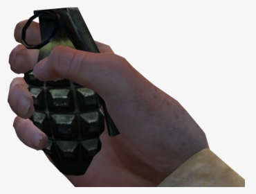 Transparent Hand Grenade Png - First Person Grenade Png, Png Download, Transparent PNG