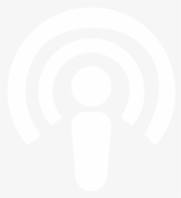 Podcast - Itunes Podcast Logo White, HD Png Download, Transparent PNG