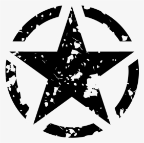 Jeep United States Army Decal Sticker - Us Army Star Logo Png, Transparent Png, Transparent PNG