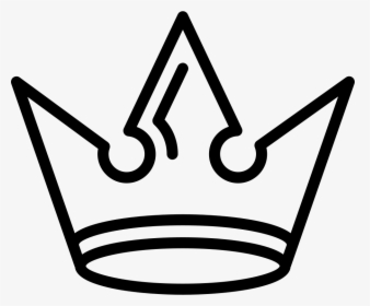Royal Crown Of Vintage Sharp Spiky Design - King Crown White Png, Transparent Png, Transparent PNG