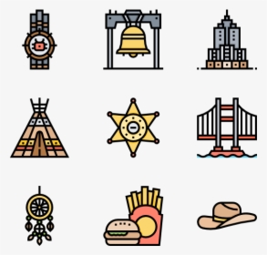 America - Icons That Describe The Usa, HD Png Download, Transparent PNG