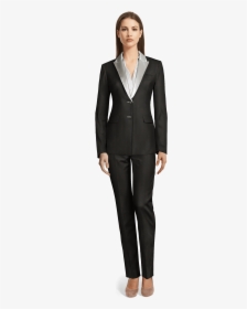 Black Polyester Tuxedo - Formal Attire Whole Body Png, Transparent Png, Transparent PNG
