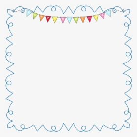 Birthday Clipart Frame - Birthday Frame Clip Art, HD Png Download, Transparent PNG