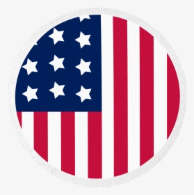 Usa Flag Circle Png, Transparent Png, Transparent PNG