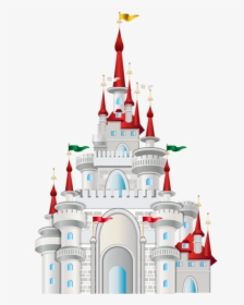 Castle Clipart Label - Disney Castle Illustration Png, Transparent Png, Transparent PNG