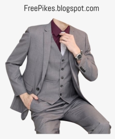 Bashing Style Download Free Png Dress For Men In Grey - Suit, Transparent Png, Transparent PNG