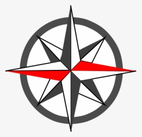 Red Compass Rose Logo, HD Png Download, Transparent PNG