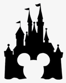 Disney Castle Silhouette Clipart , Png Download - Disney Castle Png, Transparent Png, Transparent PNG