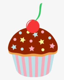 Cute Cupcake Clipart - Cartoon Cakes And Sweets, HD Png Download, Transparent PNG