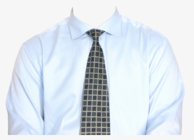 Suit Png For Photoshop - White Shirt With Tie Png, Transparent Png, Transparent PNG