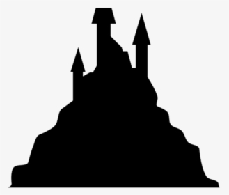 Cinderella Castle Disney Palace Clipart Silhouette - Castle Transparent Silhouette, HD Png Download, Transparent PNG