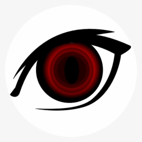 Red Anime Eyes Transparent Background, HD Png Download, Transparent PNG