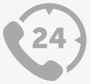 Transparent Hire Icon Png - Call 24 Hours Logo, Png Download, Transparent PNG